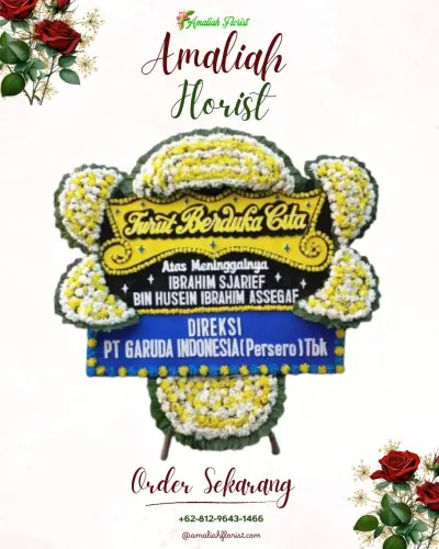 Papan Bunga Duka di Talise